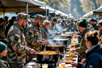 Военно-полевая кухня при организации питания на массовых мероприятиях и праздниках, включая 9 мая и 23 февраля